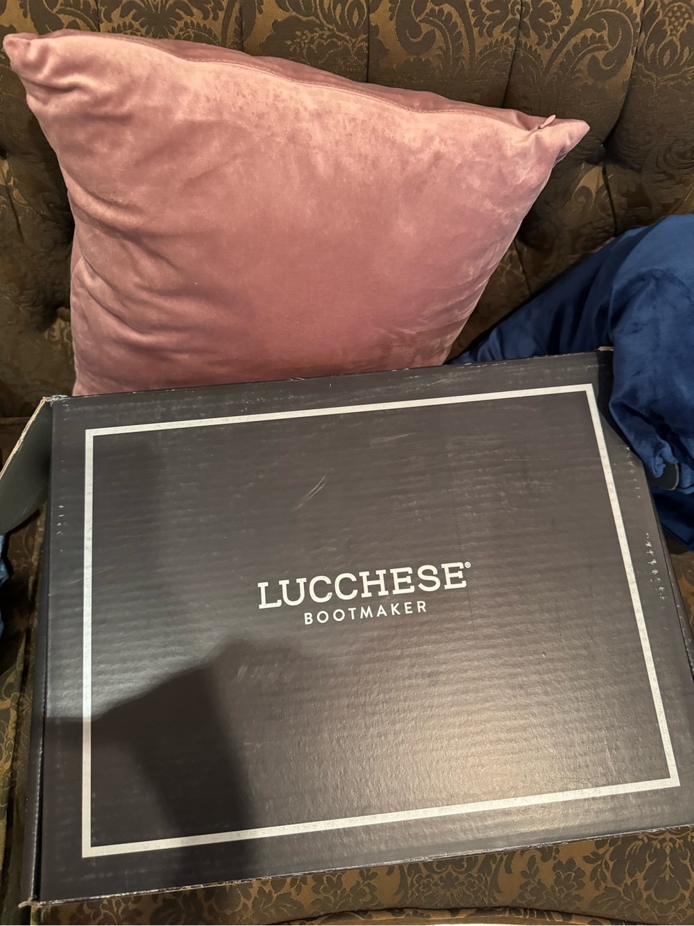 Lucchese CHRISTA LIGHT GRY SUEDE